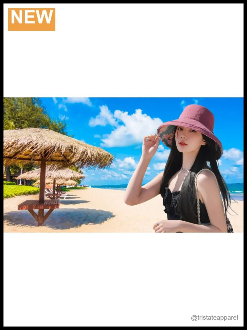 Reversible Wide Brim Sun Hat UPF 50 Fishing Hiking Beach